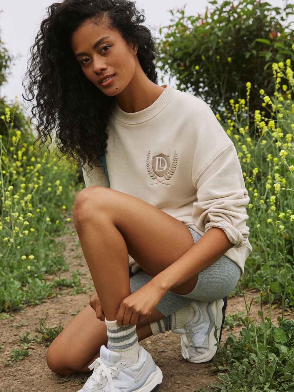 Daughter Lessons Uptown Oversized Crewneck Sweatshirt large